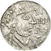 Denier - Henry II Regensburg mint; bust obverse image