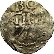 Denier - Henry II Tiel mint, Holy Roman Empire, 1014-1024 reverse image