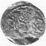 Denier - Henri II Konstanz mint obverse image