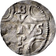 Denier - Conrad II Duisburg mint, Holy Roman Empire, 1024-1039 reverse image