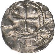 Denier - Conrad II Minden mint, Holy Roman Empire, 1024-1039 reverse image