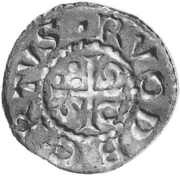 Denier - Conrad II Salzburg mint, Holy Roman Empire, 1024-1039 reverse image