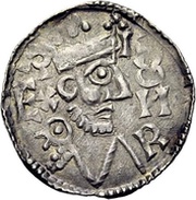 Denier - Conrad II Augsburg mint obverse image