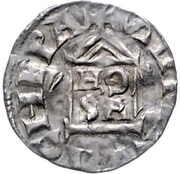 Denier - Conrad II Cologne area, Holy Roman Empire, 1024-1039 reverse image