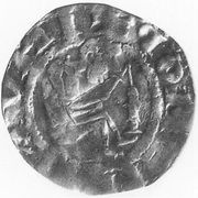 Denier - Conrad II Cologne area; fisherman, type 1 obverse image
