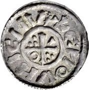 Denier - Conrad II Regensburg mint; bust, Holy Roman Empire, 1025-1027 reverse image