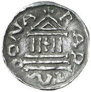 Denier - Conrad II and Henry III Regensburg mint, Holy Roman Empire, 1038-1039 reverse image