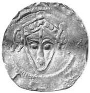 Denier - Henry III Tiel mint obverse image