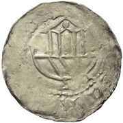 Denier - Henry III Speyer mint; boat, Holy Roman Empire, 1039-1056 reverse image