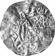 Denier - Henry III Mainz mint; church, Holy Roman Empire, 1039-1056 reverse image