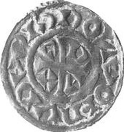 Denier - Henry III Regensburg mint; CRVX, Holy Roman Empire, 1039-1056 reverse image