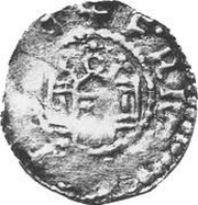 Denier - Henry III Freising mint, Holy Roman Empire, 1039-1056 reverse image