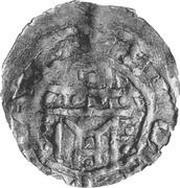 Denier - Henry III Eichstatt mint, Holy Roman Empire, 1039-1056 reverse image