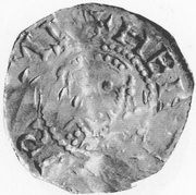 Denier - Henry III Passau mint obverse image