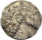 Denier - Henry III Minden mint; bust facing obverse image