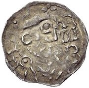 Denier - Henry III as king; Regensburg mint obverse image