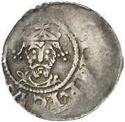 Denier - Henry III Halberstadt mint obverse image