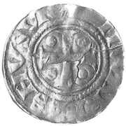 Denier - Henry III Herlmarshausen mint, Holy Roman Empire, 1046-1056 reverse image