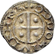 Denier - Immobilization in the name of Otto III Soest mint obverse image