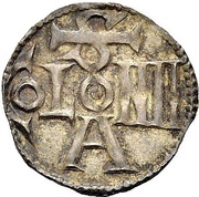 Denier - Immobilization in the name of Otto III Soest mint, Holy Roman Empire, 1050-1100 reverse image
