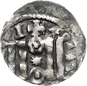 Denier imitating Cologne type Bardowick mint, Holy Roman Empire, 1050-1150 reverse image
