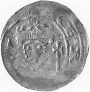 Denier - Henry IV Goslar mint; V obverse image