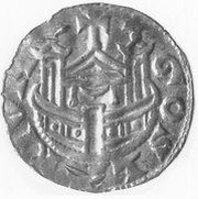 Denier - Henry IV Goslar mint; city, Holy Roman Empire, 1056-1084 reverse image