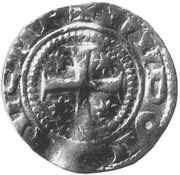 Denier in the name of Louis I Dortmund mint, Holy Roman Empire, 1056-1106 reverse image