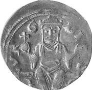 Denier - Henry IV Duisburg mint; throne, Holy Roman Empire, 1056-1106 reverse image