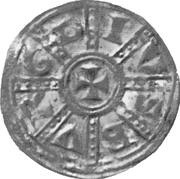 Denier - Henry IV Duisburg mint; cross, Holy Roman Empire, 1056-1106 reverse image