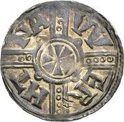 Denier - Henry IV Werden mint, Holy Roman Empire, 1056-1106 reverse image