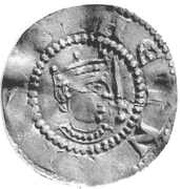 Denier - Henry IV Tiel mint obverse image