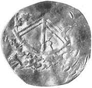 Denier - Henry IV Celles mint, Holy Roman Empire, 1056-1106 reverse image