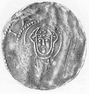 Denier - Henry IV Speyer mint; St. Mary, Holy Roman Empire, 1056-1106 reverse image