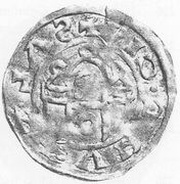 Denier - Henry IV Salzburg mint, Holy Roman Empire, 1056-1106 reverse image