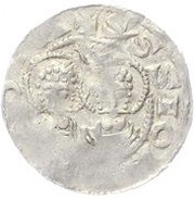 Denier - Hermann of Salm Goslar mint, Holy Roman Empire, 1081-1088 reverse image