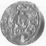 Denier - Henry V Goslar mint, Holy Roman Empire, 1106-1125 reverse image