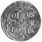 Denier - Henry V Duisburg mint, Holy Roman Empire, 1106-1125 reverse image