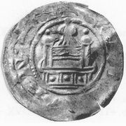 Denier - Henri V Coblence, Holy Roman Empire, 1106-1125 reverse image