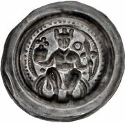 Denier Bracteate - Frederick I Altenburg, Holy Roman Empire, 1152-1190 reverse image