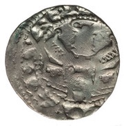 Denier - Frederick I Barbarossa Aachen, Holy Roman Empire, 1152-1190 reverse image