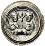 Denier Bracteate - Frederick I Gelnhausen obverse image