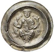 Denier Bracteate - Frederick I Frankfurt mint obverse image