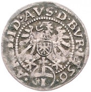 1 Kreuzer - Ferdinand I Hall reverse image
