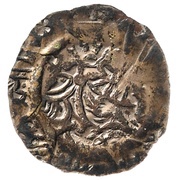 Denier - Henry VI, Philip and Otto IV Nuremberg mint, Holy Roman Empire, 1190-1218 reverse image