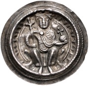 Denier Bracteate - Henry VI Frankfurt mint obverse image