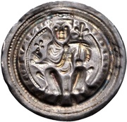 Denier Bracteate - Henry VI Frankfurt mint, Holy Roman Empire, 1195-1197 reverse image