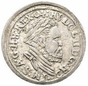 1 Kreuzer - Rudolf II Hall obverse image