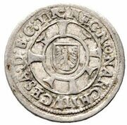 1 Kreuzer - Rudolf II Hall, Austria, 1604 reverse image