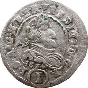 1 Kreuzer - Ferdinand II St Veit obverse image